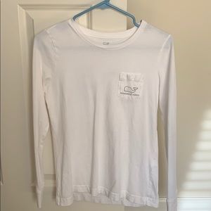 Vineyard Vines XS white long sleeve tee